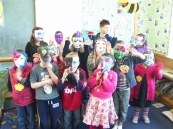 Mask making was a big hit!